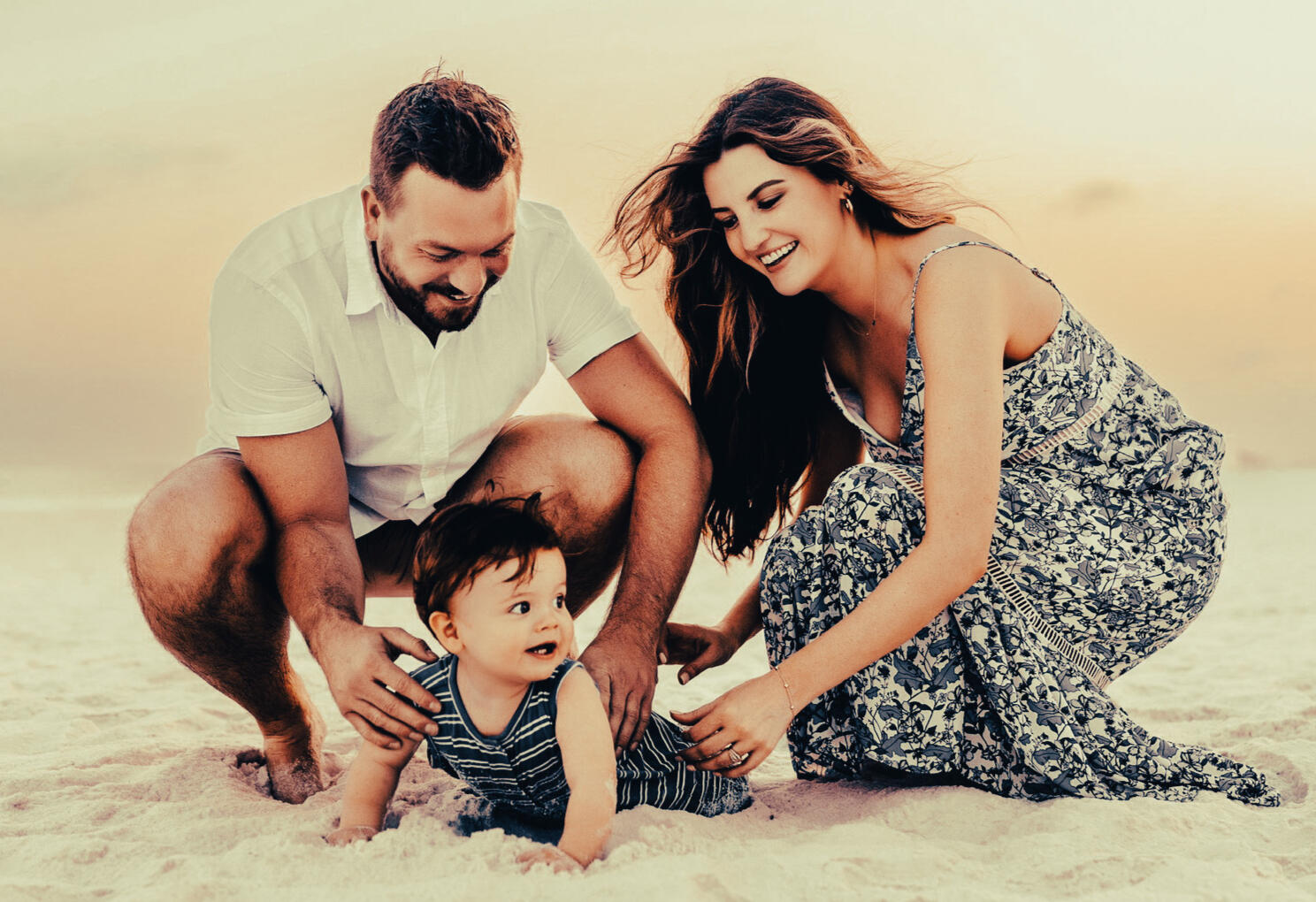 Chris McNelly with his family at their annual beach retreat, building capacity for what matters most
